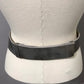 Chico’s Silver Gold Tone Jewel Stones Push Pull Adjustable Wide Chunky Belt Sz-S
