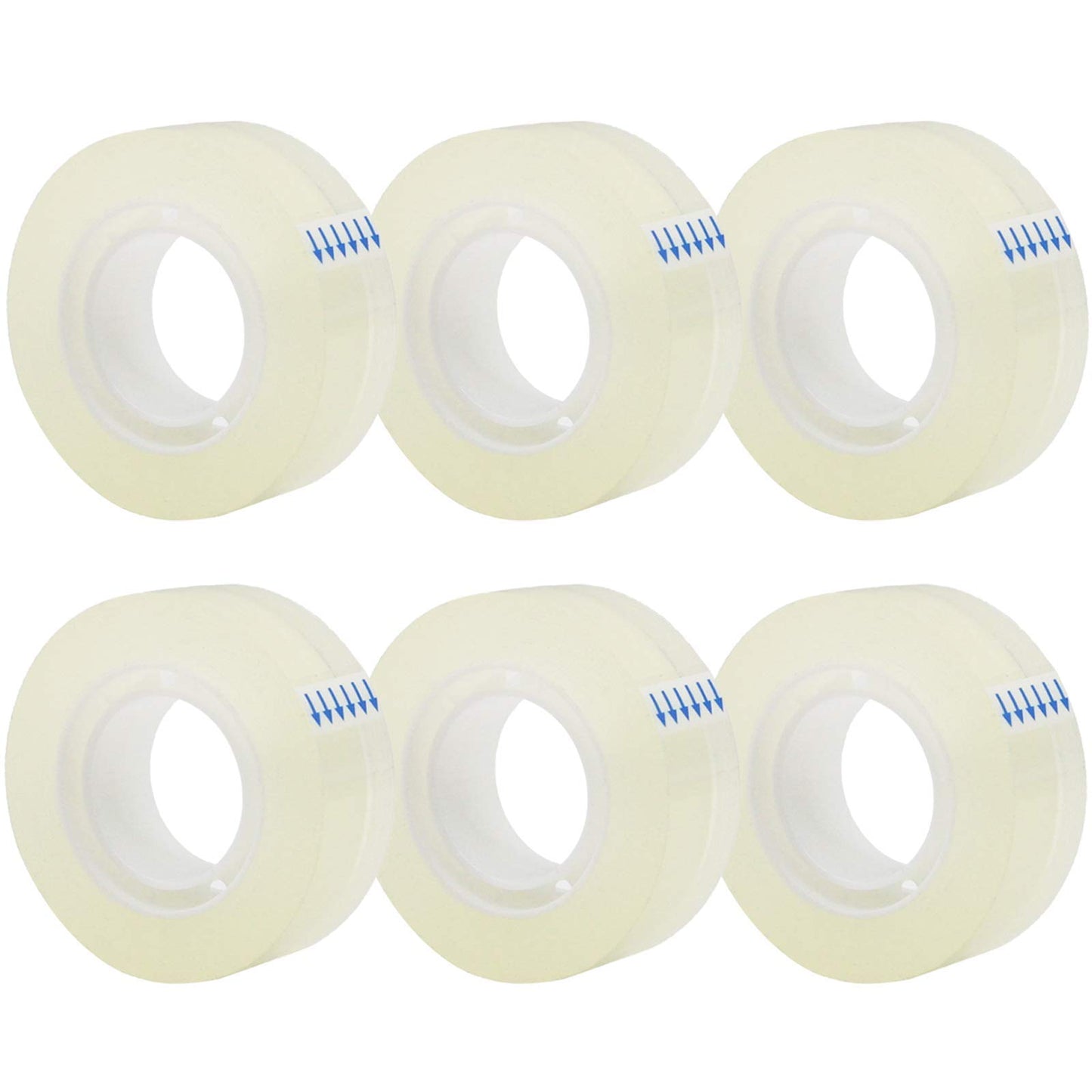 OWLKELA 6 Rolls Transparent Tape Refills, Clear Tape