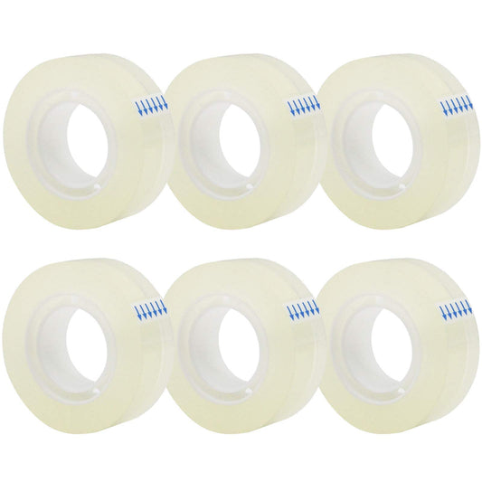 OWLKELA 6 Rolls Transparent Tape Refills, Clear Tape