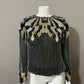 Vintage Judith Ann Creations Silk Beaded Sequin Top Sz-Xtra Small