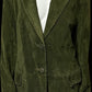 Lord & Taylor Green Suede Leather Blazer/Jacket Sz-22W