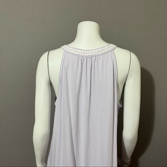 Vintage Carole Hochman Lavender Cotton Nightgown Sz- Medium
