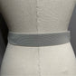Silver With Oval Buckle With Stretch Belt Sz-Small/Medium