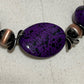 Purple Stone Necklace & Earring Set
