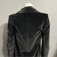 Vintage Crazy Horse Velvet Black Blazer