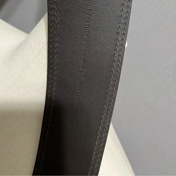 Chico’s Brown Genuine Leather Wide Belt