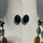 Silver | Green | Brown Earring & Necklace Set