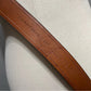 Tommy Hilfiger Burgundy Leather Antique Gold Buckle Belt Sz-Medium