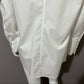 Chico’s White Cotton No Iron Button Front Shirt Sz-1 (Medium)