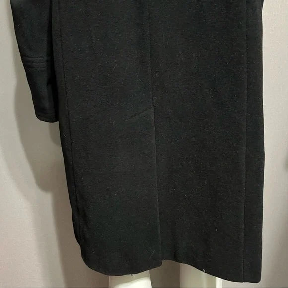 Worthington Black Wool Blend Coat