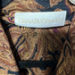 Dana Buchman Brown Paisley Silk Blazer Top