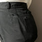 Black 100% Silk High Waisted Light Weight Pants Sz- XL