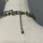 Spider Bling Silver Statement Necklace