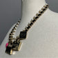 Gold Charm Statement Necklace