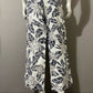 Tommy Bahama 100% Linen Leaf Print Cropped Pants Sz-Large