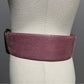 WHBM Pink Textured Extra Wide Silver Buckle Belt Sz-Medium/Large