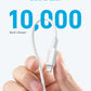 Anker USB C to Lightning Cable, 310 USB-C to Lightning Cable(White, 10ft), MFi Certified, Fast Charging Cable for iPhone 14 Plus 14 14 Pro Max 13 13 Pro 12 11 X XS XR (Charger Not Included)