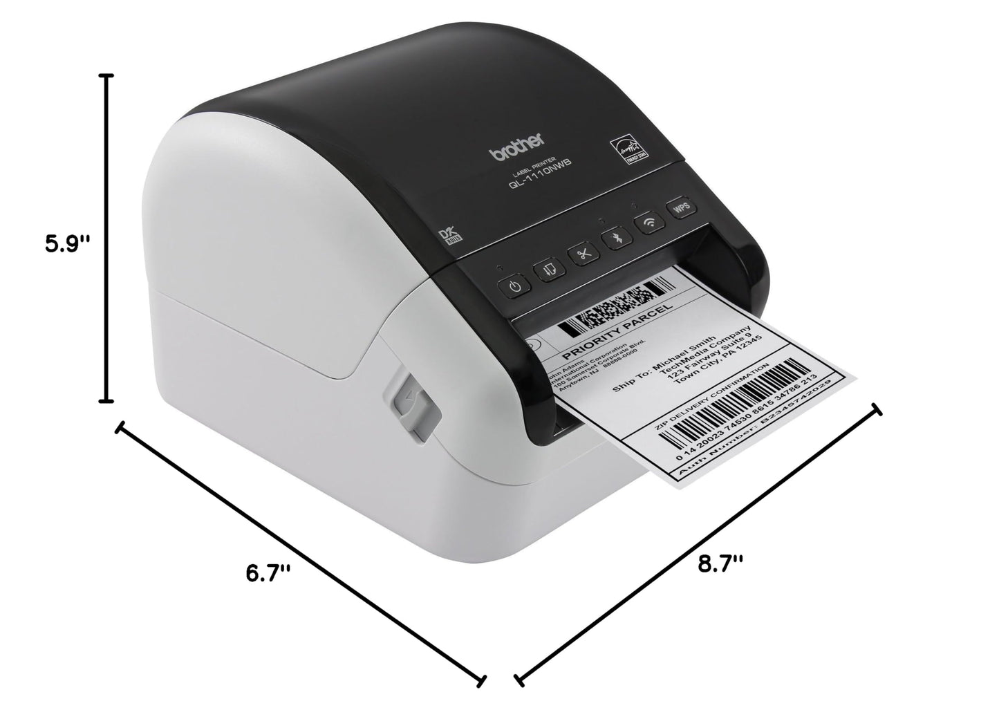 Brother QL1110NWB QL-1110NWB Thermal Label Printer