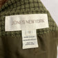 Vintage Jones New York Olive Green One Button Blazer Sz-8