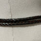 Vintage Rope Braided Style Leather With Metal Belt Sz-Large
