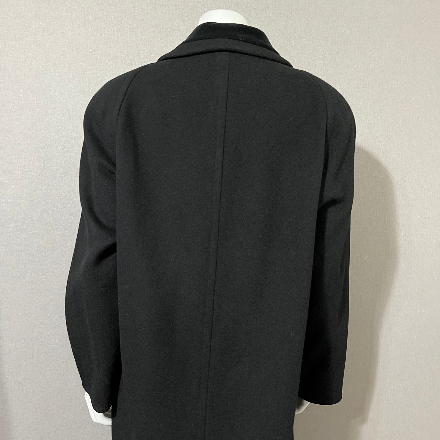 Vintage Evan Picone Wool Longline Coat Sz-Large (Petites)