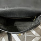 Vintage Coach Black Leather Top Handle Crossbody Handbag