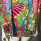 Pleats Collection Multicolored Artsy Tank & Jacket Sz-Medium
