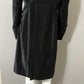 Newport News Black Cotton Velvet Military Longline Jacket Sz-14