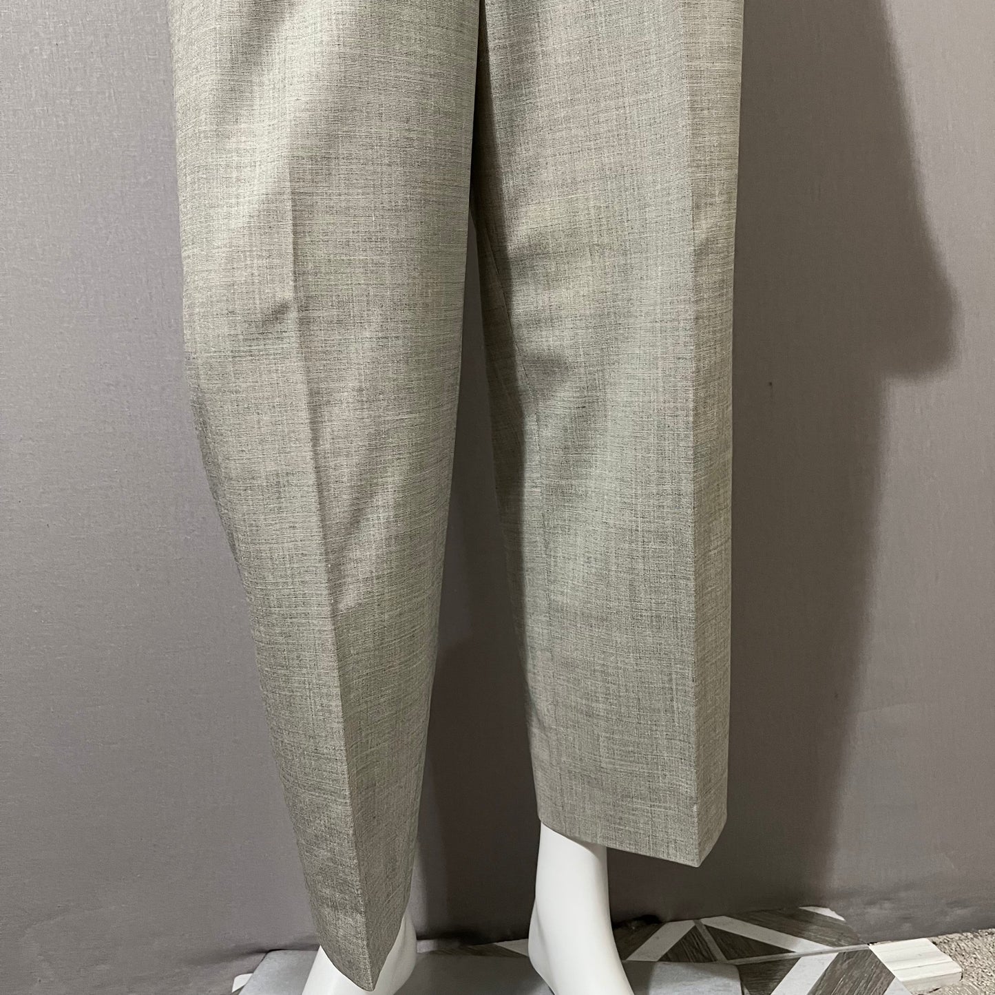 Gunext Fleece Wool Grey | Taupe Career Pants Sz-12