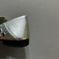 1. State Silver Metallic Leather Studded Loafers Sz-9 1/2 M
