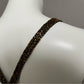 Vintage Oleg Cassini Black Gold Sequin Fit & Flare Dress Sz-12