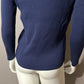 Appleseed’s Navy Ribbed Turtleneck Sweater Sz-Small