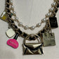 Gold Charm Statement Necklace