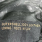 Vintage Charles Klein Black Leather Longline Coat