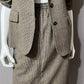 Evan Picone Brown | Tan With Velvet Collar Suit Set Sz-14