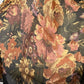 Ralph Lauren Fall Theme Brown Silk Scarf