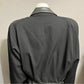 Vintage Wool/Leather Oversized Shoulder Blazer