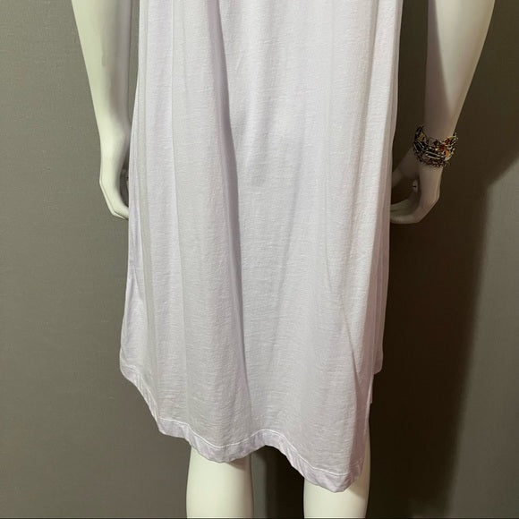 Vintage Carole Hochman Lavender Cotton Nightgown Sz- Medium