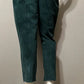 Vintage Pia Rucci Green Suede Leather Pants Sz- 12