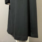 Vintage Lorovi Black With Velvet Collar Wool Longline Coat Sz-10