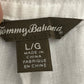 Tommy Bahama White 100% Linen Drawstring Cropped Pants Sz-Large