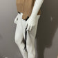 Blue 100% Lana Wool Camel Tan Turtleneck High Low Sweater Sz-Medium