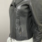 DKNY Lamb Skin Leather Moto Jacket Sz-Medium