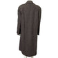 Vintage J.G Hook Herringbone Longline Pure Wool Coat Sz-Large/Xtra Large