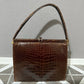 Vintage Lucille De Paris Alligator Skin Handbag