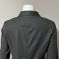 Katherine New York Black Cotton Zip Up Lightweight Jacket Sz- Small