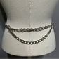 Silver Metal Heart Chain Belt OS