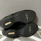 Cole Haan Black Slip On Suede Leather Mules Sz-6 1/2 B