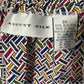 Vintage Rainbow Elastic Waist 100% Skirt Midi Skirt Sz-3X