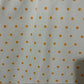 Chico’s Orange Polka-Dot Cotton Button Front Shirt Long Sleeve Sz 1 (Medium)
